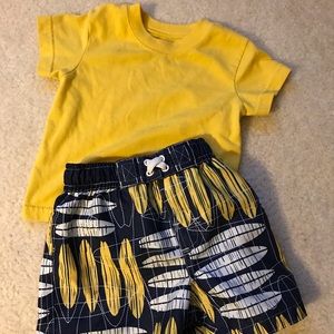 Circo swimsuit & matching Garanimals tee